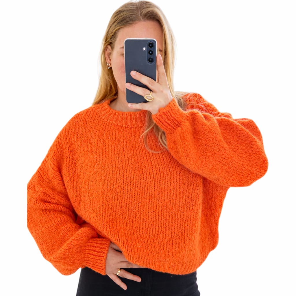 Comfy trui - orange