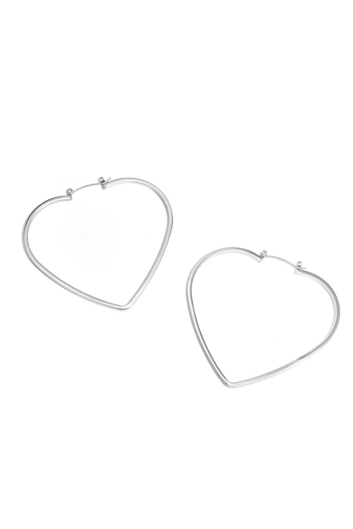 Minimalistische hart oorbellen