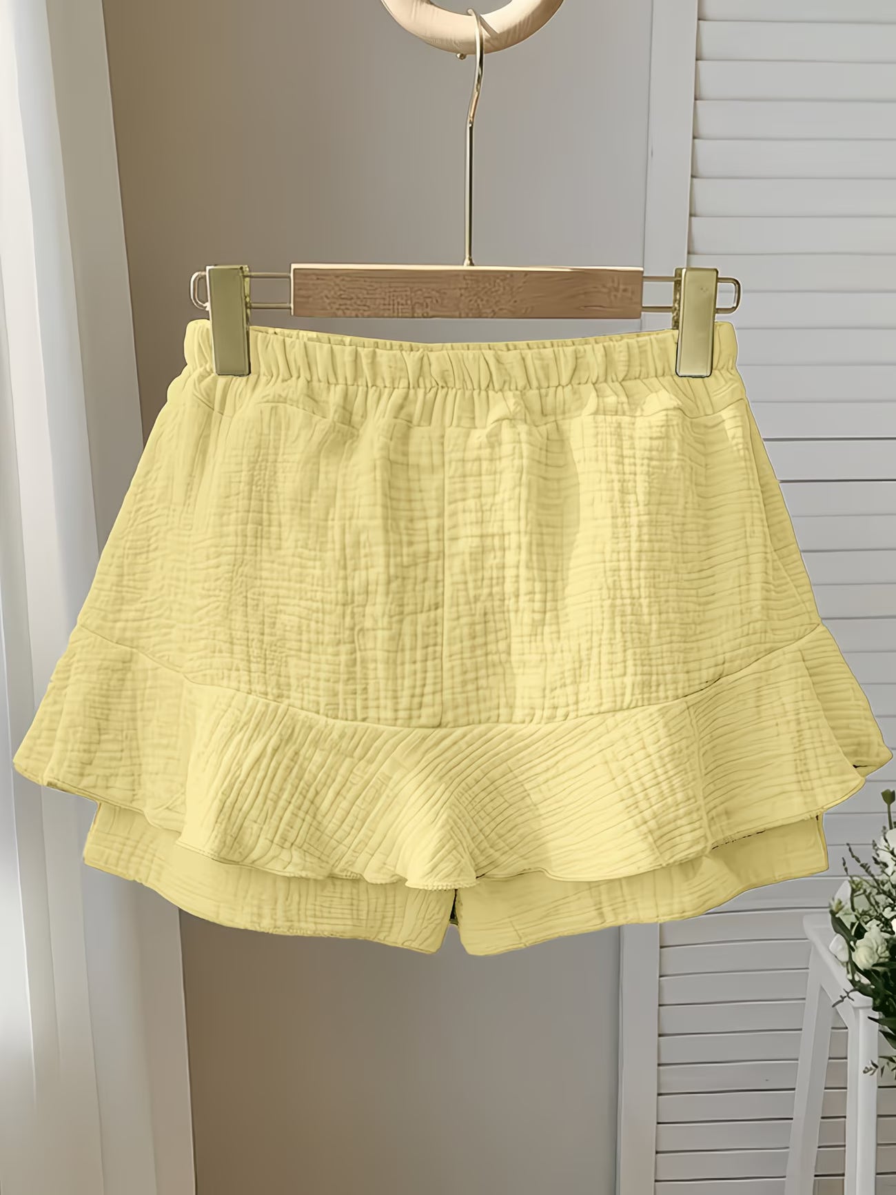 Daisy skort - Butter yellow