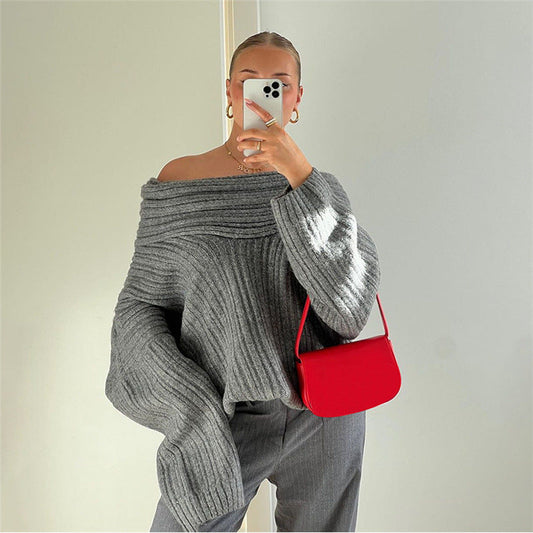 Off-shoulder Sweater