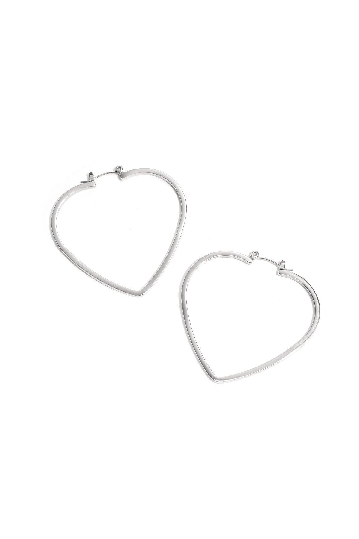 Minimalistische hart oorbellen