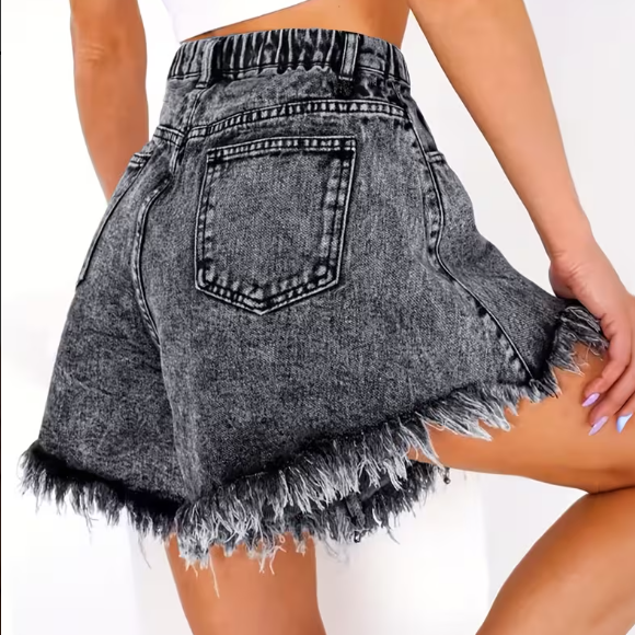 Denim flair broek