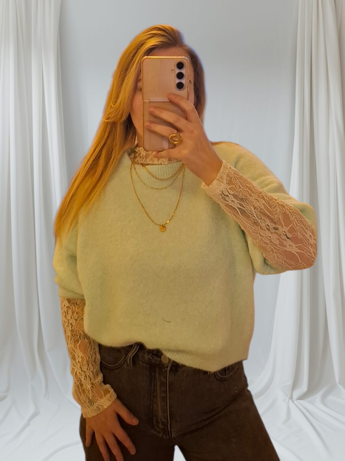 Comfy top - Pastel groen