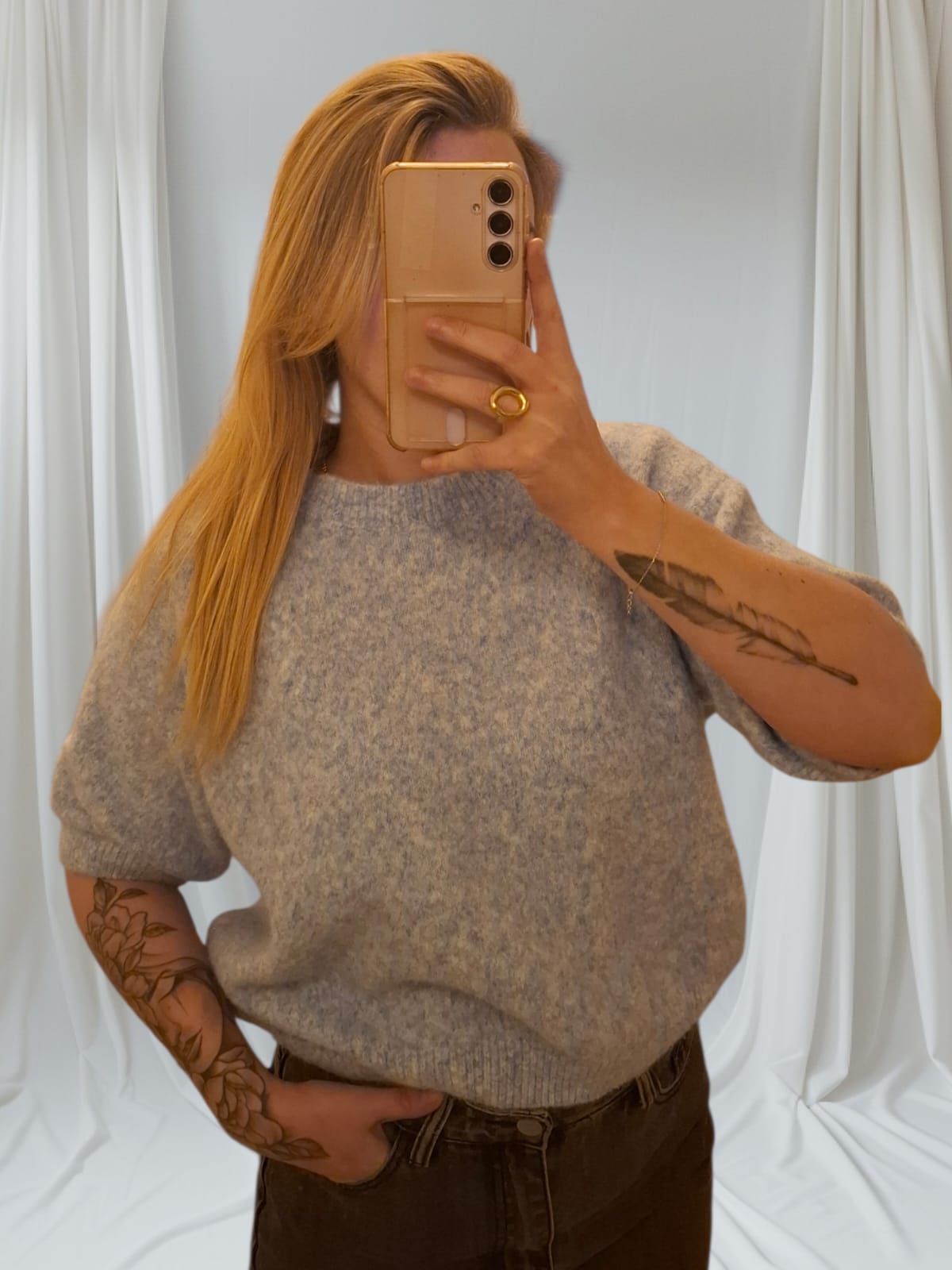 Comfy top - Licht blauw