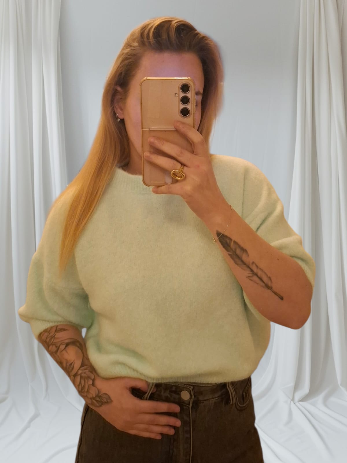 Comfy top - Pastel groen