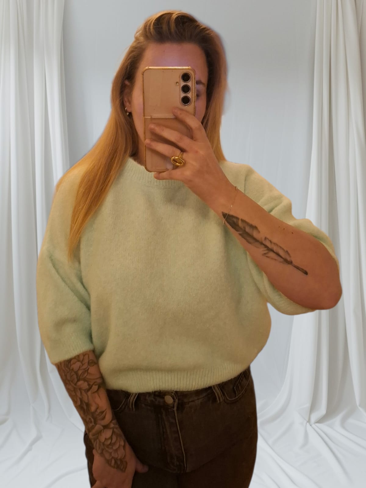 Comfy top - Pastel groen
