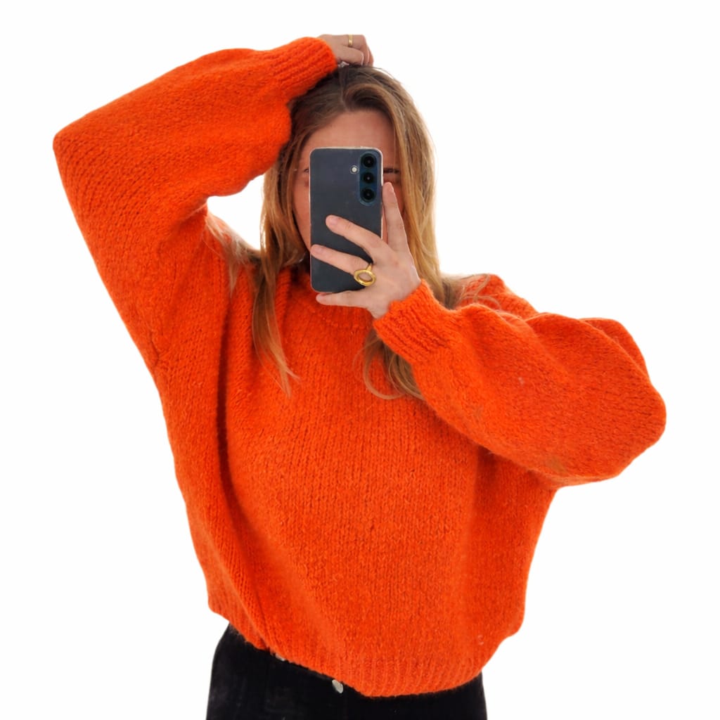 Comfy trui - orange