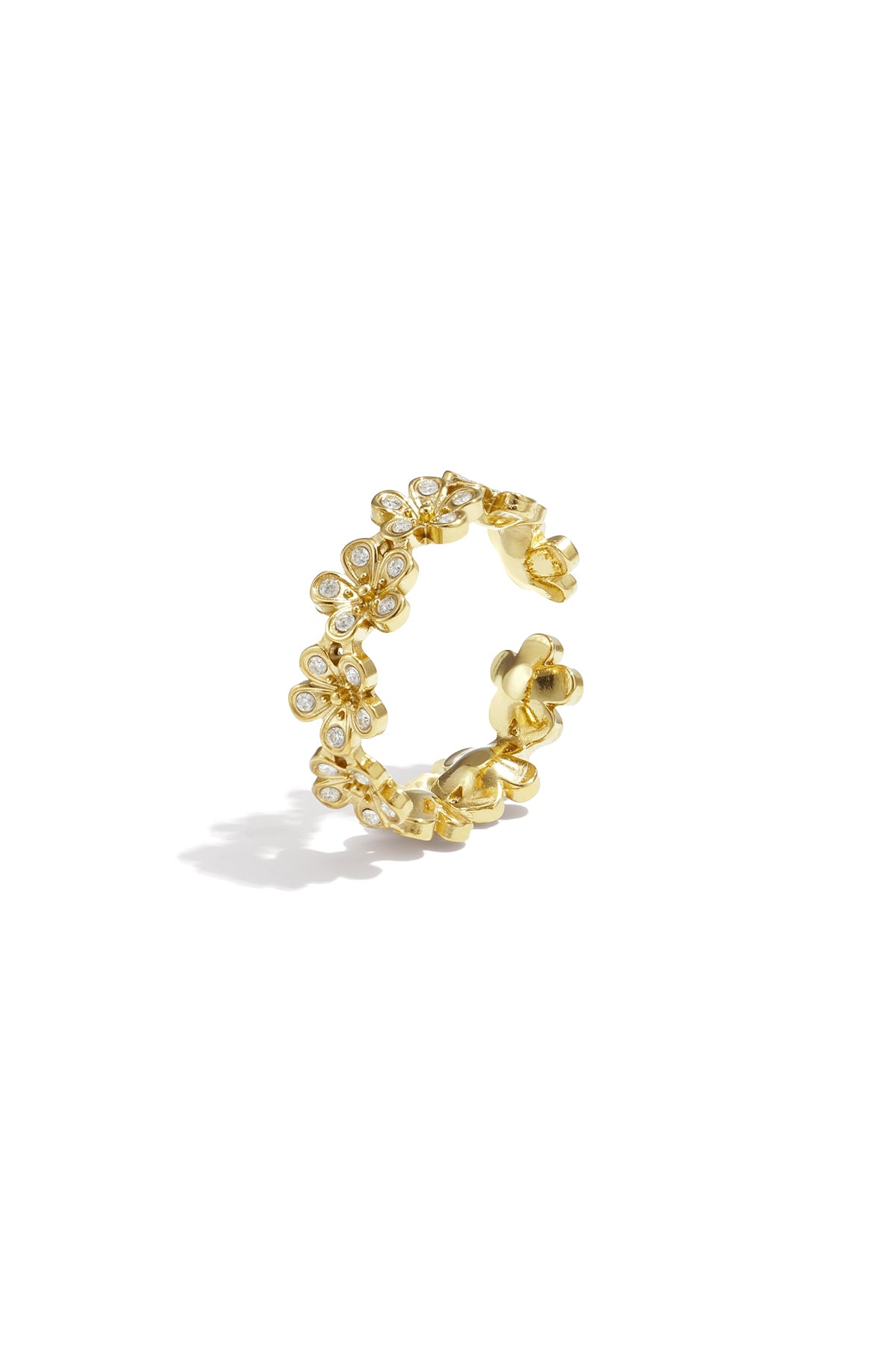 Ring met bloemen