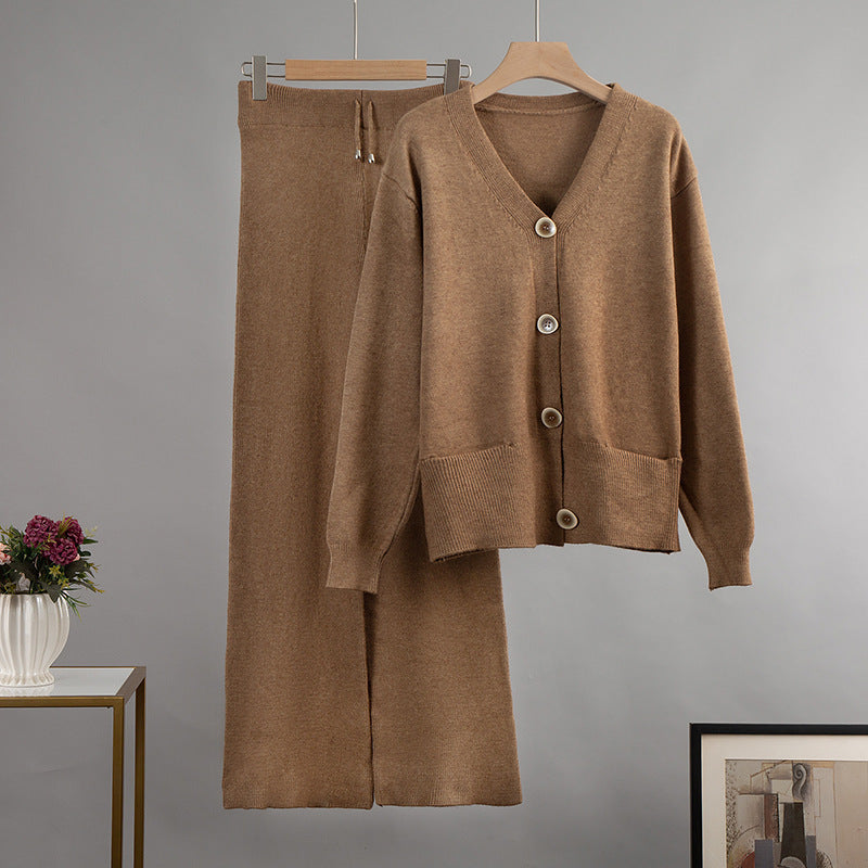 Cardigan Sweater Suit
