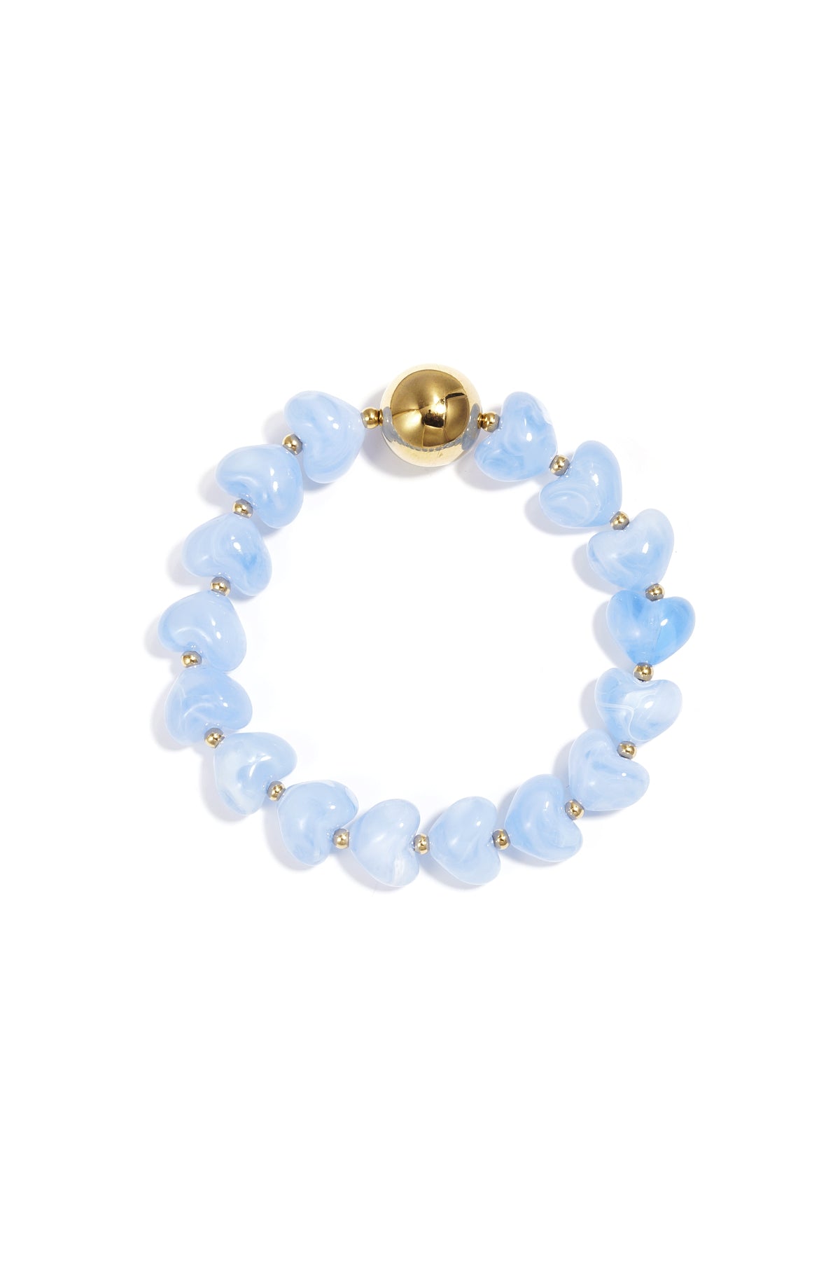 Armbanden met acryl kralen Hart 