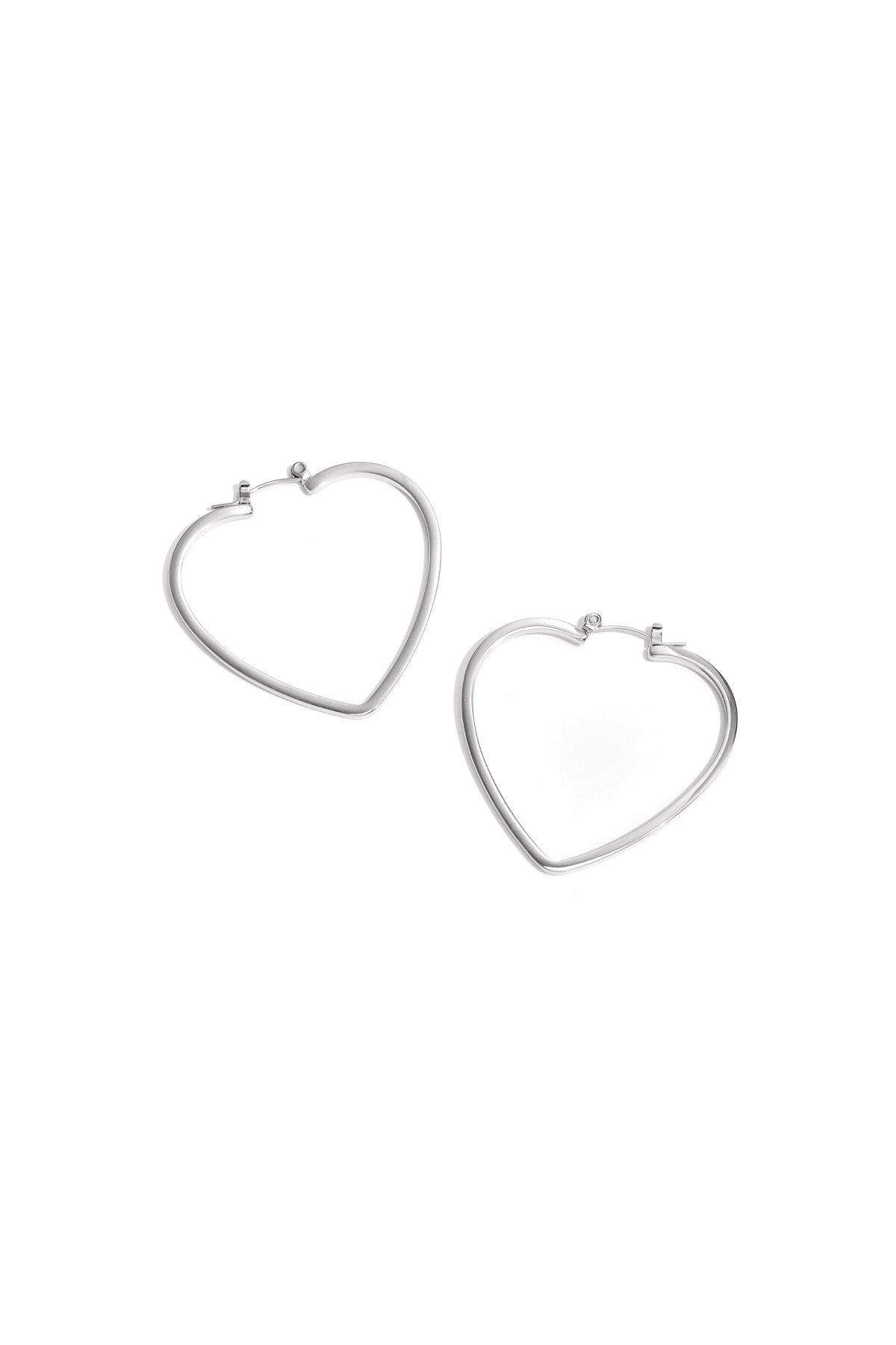 Minimalistische hart oorbellen