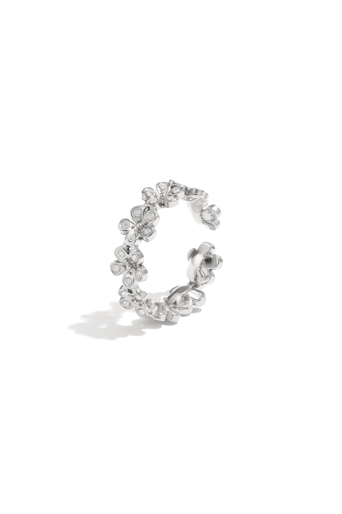 Ring met bloemen